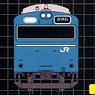 J.R. Series 103 Kansai Type Unit Window Car (Sky Blue Color, High Driving Stand) Four Car Formation Total Set (with Motor) (Basic 4-Car Pre-Colored Kit) (Model Train)