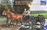 German HF.11 Horse-Drawn Carriage Large Field Kitchen Horse + Soldier & Dog (Plastic model)