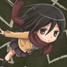 Kobutsuya Attack on Titan: Junior High Stamp Type Earphone Jack 02. Mikasa (Anime Toy)