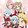 Sword Art Online II B2 Tapestry [Santa Claus Girls] (Anime Toy)