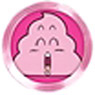 Aluminum Button Seal Fingerprint Authentication Support Dr.Slump Arale-chan 03 Poop-Boy ASS (Anime Toy)