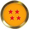 Aluminum Button Seal Fingerprint Authentication Support Dragon Ball Super 03 Four Star Ball ASS (Anime Toy)