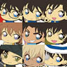 Detective Conan Pitacole Rubber Strap (Set of 10) (Anime Toy)