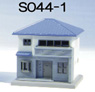 (Z) Z-Fookey Two-Storied House C White (Pre-colored Completed) (Model Train)