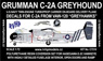 C-2A Greyhound (U.S. Navy VAW-120 Greyhawks) Resin Conversion Kit (for Hasegawa E-2C Hawkeye) (Plastic model)
