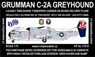 C-2A Greyhound (U.S. Navy VRC-30 Providers DET-5) Resin Conversion Kit (for Hasegawa E-2C Hawkeye) (Plastic model)