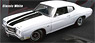 シボレー シェベル 454 LS6 1970 クラシックホワイト (ミニカー)