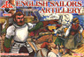 English Sailors Artillery 16-17th Century (Set of 20) (Plastic model)