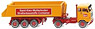 (HO) ボルボ F89 リアダンプ セミトラック `Bolling` (鉄道模型)