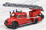 (HO) Magirus DL 25h Fire Fighting Ladder Truck  (Feuerwehr-Drehleiter (Magirus DL 25h)) (Model Train)