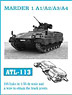 現用独 マルダー歩兵戦闘車 A1/A2/A3/A4 金属製可動履帯 (プラモデル)