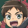 Kobutsuya Attack on Titan: Junior High Magnet Sticker 01.Eren (Anime Toy)