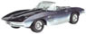 1961 Corvette Mako Shark Dark Blue (Diecast Car)