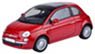 Fiat 500 (red) (Diecast Car)