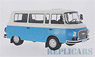 バルカス B 1000 ミニバス 1965 ブルー/ホワイト (ミニカー)