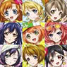 Love Live! Mini Towel In Summer Color Smile 1,2,Jump! (Set of 9) (Anime Toy)