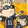 Haikyu!! Jumping Acrylic Pass Case Kei Tsukishima/Tadashi Yamaguchi (Anime Toy)
