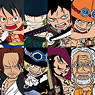 One Piece Rubber Mascot -Men of Right- (Set of 12) (Anime Toy)