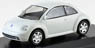 VW New Beetle 1999 White (Diecast Car)