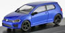 VW ゴルフ R 2012 ブルーメタリック/ブラックホイール (ミニカー)