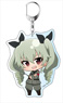 Girls und Panzer the Movie Puni Chara Big Key Ring Anchovy (Anime Toy)