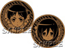 Attack on Titan: Junior High Cork Coaster Eren & Mikasa (Anime Toy)
