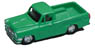 Masterline Pickup (Light Green) (Model Train)