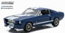 1967 Shelby GT-500 - Blue with White Stripes (Shelby Hood) (ミニカー)