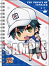 [The New Prince of Tennis] B6 W Ring Note Chibi Chara Ver. [Ryoma Echizen] (Anime Toy)