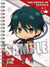 [The New Prince of Tennis] B6 W Ring Note Chibi Chara Ver. [Ryoga Echizen] (Anime Toy)