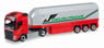 (HO) Volvo FH GL Glass Truck Semi-trailer `Deltatrans` (Model Train)