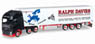 (HO) ボルボ FH GL XL 冷蔵ボックス セミトレーラー `Ralph Davies` (鉄道模型)