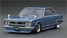 Nissan Skyline 2000 GT-X (KGC10) Light Blue (ミニカー)