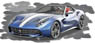 フェラーリ F60 アメリカ 60th アニバーサリー in USA (限定) 2014 (ミニカー)