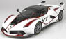 フェラーリ FXX K 2015 No.47 イタリアンホワイト/レッドストライプ 2015 (ミニカー)