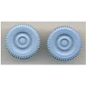 WWII USA Jeep Towing Trailer Wheel Set (Set of 2)