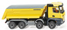 (HO) Mercedes-Benz Actros Meiller Dump Truck Zinc Yellow (Model Train)
