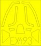 スピットファイア Mk.XVI マスクシート エデュアルド用 (プラモデル)