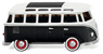 (HO) VW T1 Samba Bus Black/White (Model Train)