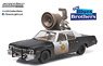 Hollywood - Blues Brothers (1980) - 1974 Dodge Monaco `Bluesmobile` with Horn on Roof (Diecast Car)