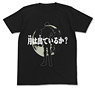 After War Gundam X Moon Have Come Up? T-shirt Black S (Anime Toy)