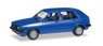 (HO) Mini Kit VW Golf II 4Door Blue (VW GOLF II) (Model Train)