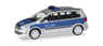 (HO) VW トゥーラン ニーダーザクセン警察 (鉄道模型)