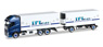(HO) ボルボ FH Gl.XL 冷蔵ボックストレーラー `IFL Koln` (鉄道模型)
