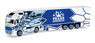 (HO) Volvo FH Gl.XL Refrigerated Box Trailer `Trio-Trans History` (Volvo FH GL XL SZ) (Model Train)