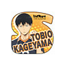 Haikyu!! Acrylic Badge Tobio Kageyama (Anime Toy)