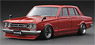 Nissan Skyline 2000 GT-R (PGC10) Red (Diecast Car)