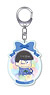 Purisshu Osomatsu-san Acrylic Key Ring Present Balloon Ver. Karamatsu (Anime Toy)