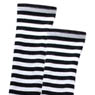 50 Alice Border Knee Socks (Black x White) (Fashion Doll)