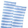 50 Alice Border Knee Socks (Blue x White) (Fashion Doll)